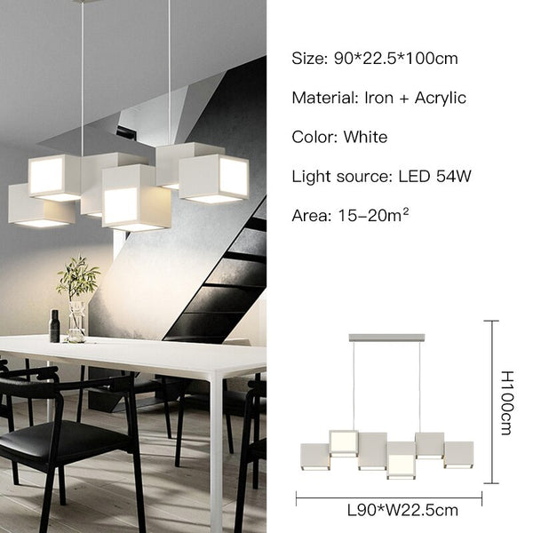 Cubes Ceiling Light - Illuminate with a Modern Flair-Ceiling Chandelier
