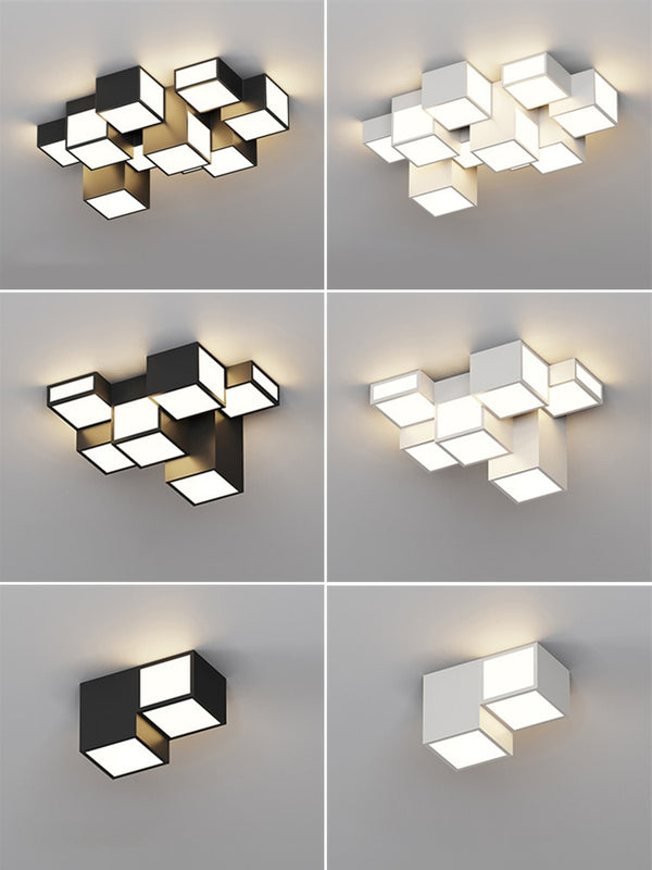 Cubes Ceiling Light - Illuminate with a Modern Flair-Ceiling Chandelier