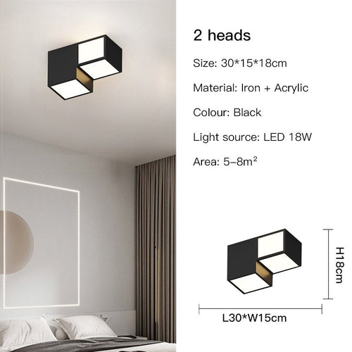 Cubes Ceiling Light - Illuminate with a Modern Flair-Ceiling Chandelier