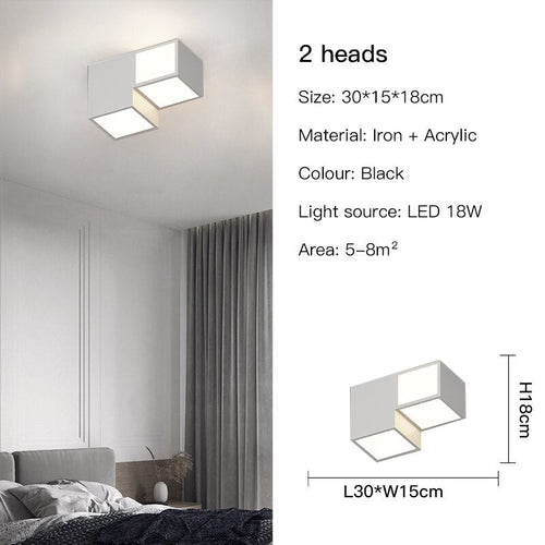 Cubes Ceiling Light - Illuminate with a Modern Flair-Ceiling Chandelier