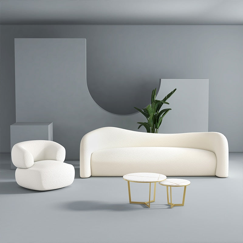 Curve Velvet Sofa - Luxurious Sofa You Desire-Sofa Set