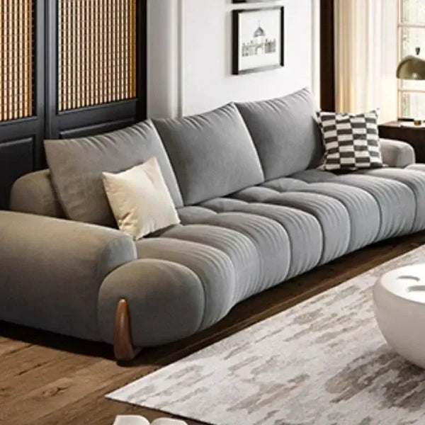 Curved Luxo Living Room Sofa Set-Sofa Set