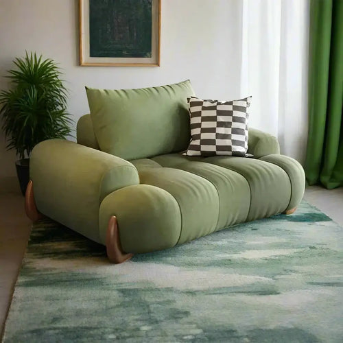 Curved Luxo Living Room Sofa Set-Sofa Set