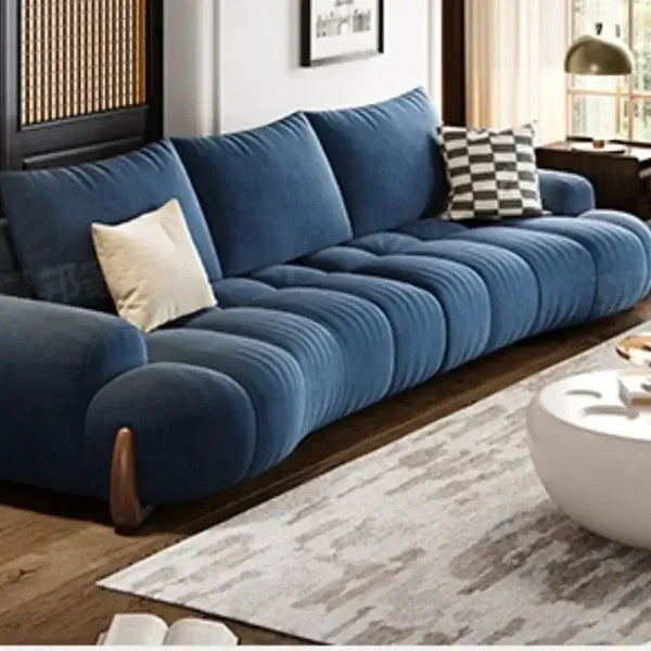 Curved Luxo Living Room Sofa Set-Sofa Set