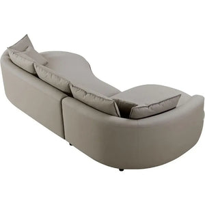 Curved Sectional Boucle Sofa Couch – Luxurious Comfort & Timeless Style-Sofa Set