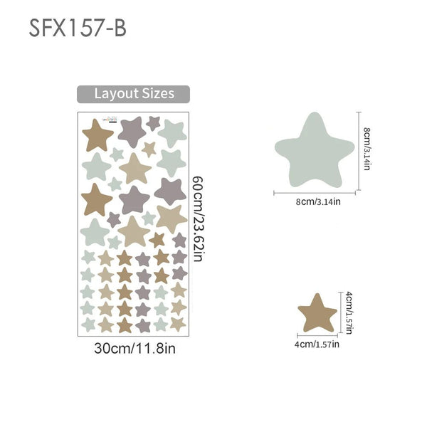 Cute Cartoon Nursery Wall Stickers for Kids Room Decor-