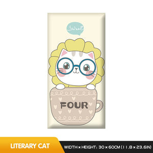 Cute Kitten Friends Kids Wall Padded Safety Cushions-Anti Collision Padded Wall Stickers