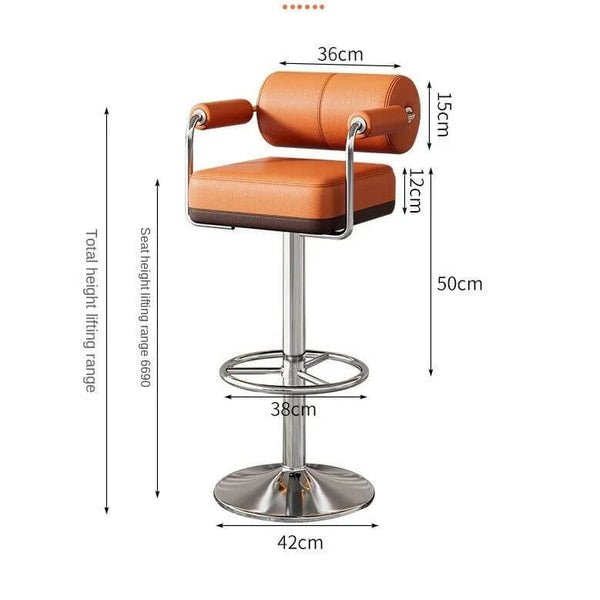 Designer Bar Chair Lift Chair Kitchen Island Counter Chair Stool-Bar Stools