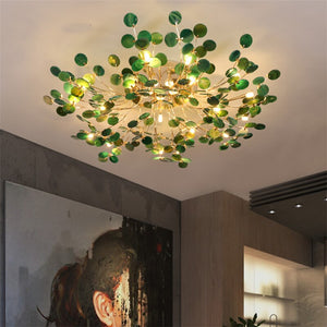 Designer Carnelian LED Ceiling Chandelier-Ceiling Chandelier