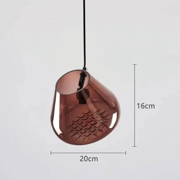 Designer Colour Glass Pendant - Infuse Vibrancy into Your Space-Pendant Lights