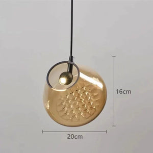 Designer Colour Glass Pendant - Infuse Vibrancy into Your Space-Pendant Lights