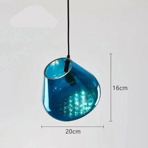 Designer Colour Glass Pendant - Infuse Vibrancy into Your Space-Pendant Lights