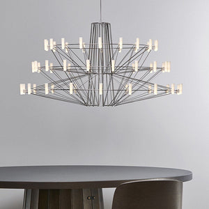 Designer Coppelia LED Chandelier - Exquisite Illumination-Ceiling Chandelier