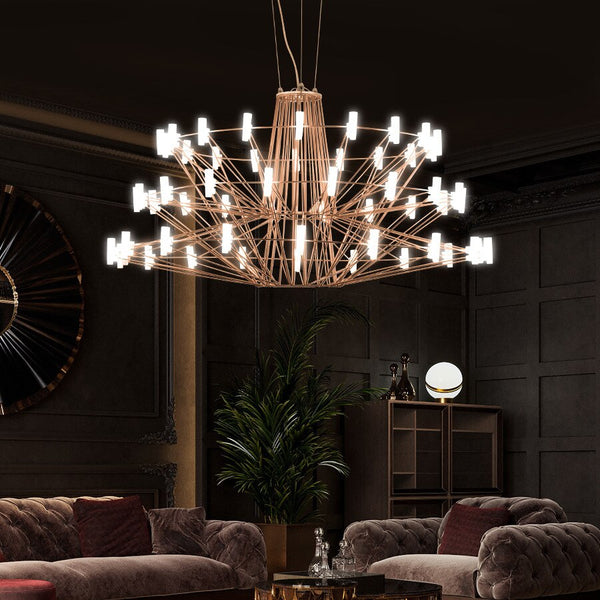 Designer Coppelia LED Chandelier - Exquisite Illumination-Ceiling Chandelier