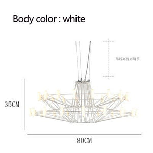 Designer Coppelia LED Chandelier - Exquisite Illumination-Ceiling Chandelier