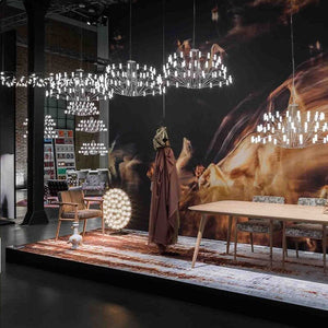 Designer Coppelia LED Chandelier - Exquisite Illumination-Ceiling Chandelier