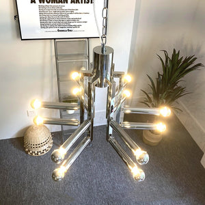 Designer LED Chrome Hanging Light Chandelier-Ceiling Chandelier