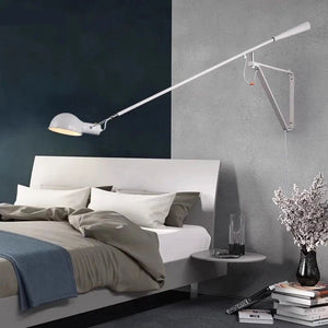 Designer Long Arm Adjustable Long Pole Wall Light-Wall Lights