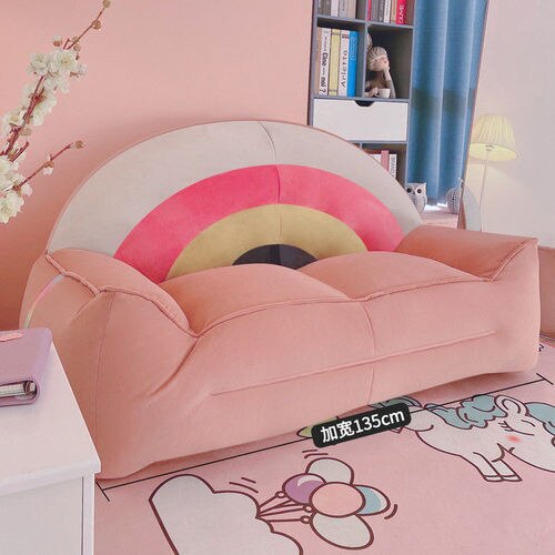 Designer Rainbow Bean Bag Recliner Sofa Bed-Sofa Set