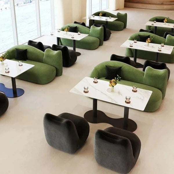 Designer Soggiorno White Sofa Set: Exclusive Design-Sofa Set