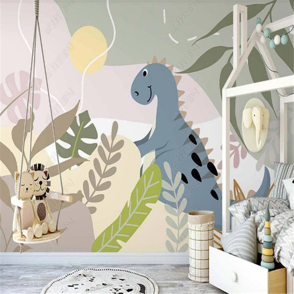 Dinosaur Wallpaper: Kids Room Stunning Design-Kids Room Wallpaper