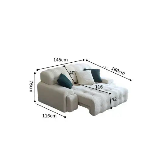 Divano Lazy Sofa Bed for Living Room-Sofa Set