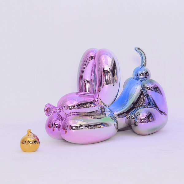 Dog Electroplated Sculpture Statue-Statue & Ornaments