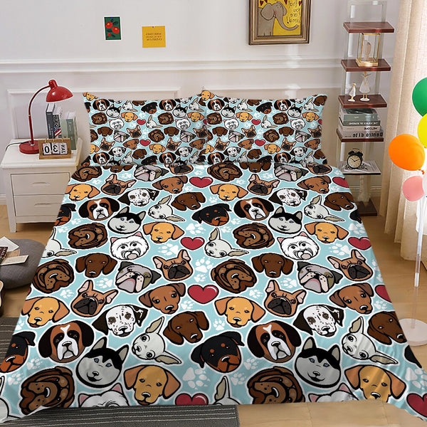 Dogs Bedding Set: Kids Nursery bedding set-Bedding Set Kids