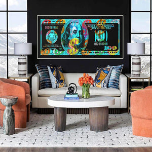 Dollar Bill Poster - Design Money Wall Art-Wall Posters