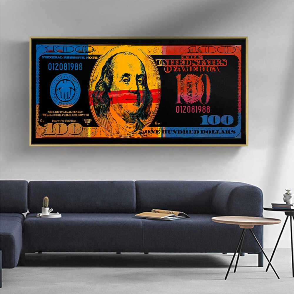 Dollar Bill Poster: Unique Money Wall Art-Wall Posters