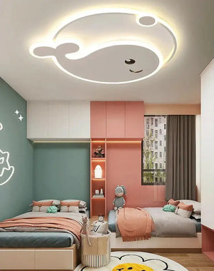 Dolphin Shape LED Ceiling Light For Kids Room-Kids Room Nursery Lighting