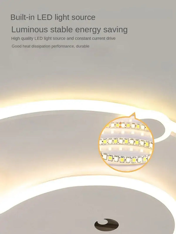 Dolphin Shape LED Ceiling Light For Kids Room-Kids Room Nursery Lighting