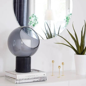 Dome Evedal Glass Table Lamp-Table Lamp
