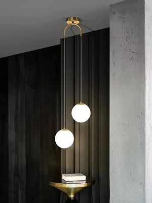 Double Ball Hanging Pendant Lighting-