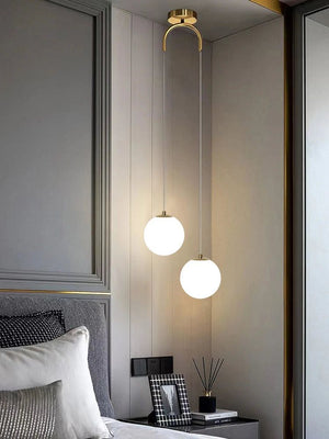 Double Ball Hanging Pendant Lighting-