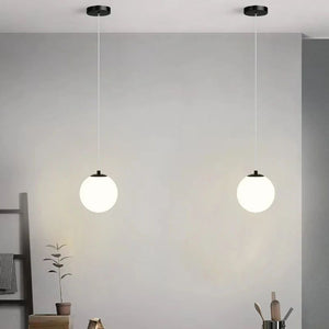 Double Ball Hanging Pendant Lighting-