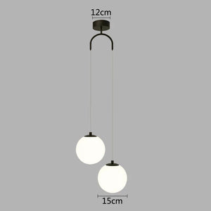 Double Ball Hanging Pendant Lighting-