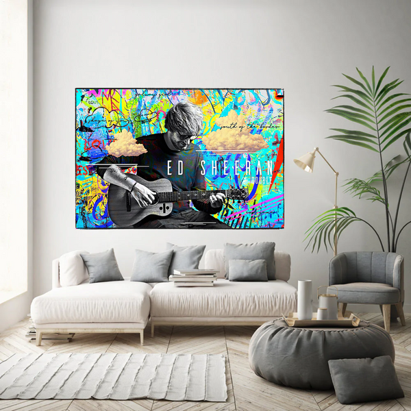 Ed Sheeran Singer Canvas Wall Art-Wall Posters