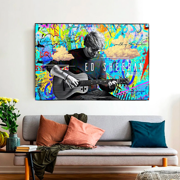 Ed Sheeran Singer Canvas Wall Art-Wall Posters