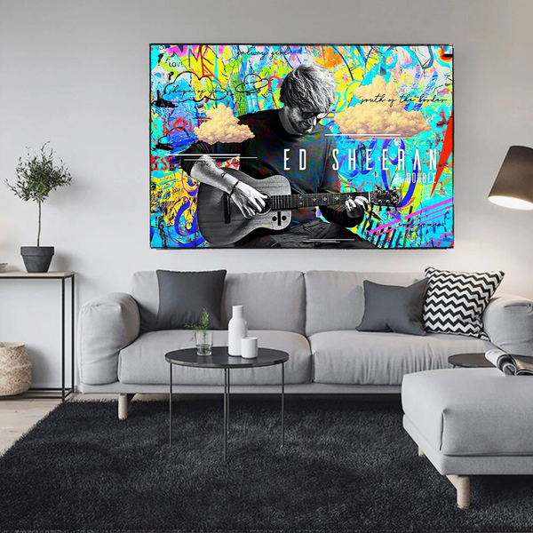 Ed Sheeran Singer Canvas Wall Art-Wall Posters
