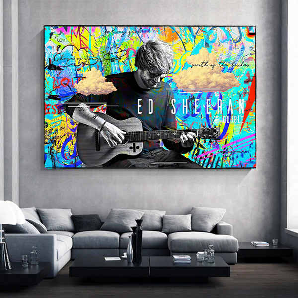 Ed Sheeran Singer Canvas Wall Art-Wall Posters