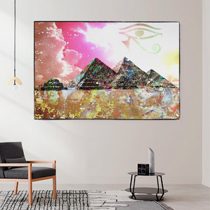 Egyptian Pyramids Canvas Wall Art - Authentic Décor-Wall Posters