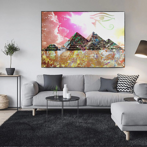 Egyptian Pyramids Canvas Wall Art - Authentic Décor-Wall Posters