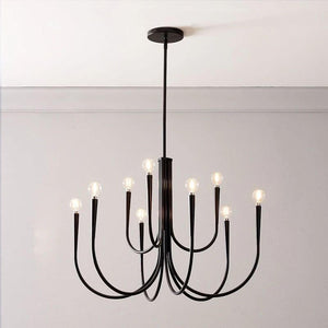 Electroplated Minimalist Ceiling Chandelier-Ceiling Chandelier