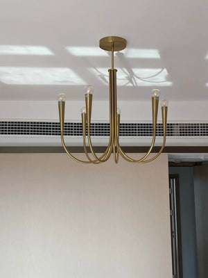 Electroplated Minimalist Ceiling Chandelier-Ceiling Chandelier