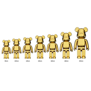 Электропластиковая многоцветная статуя Bearbrick большая