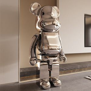 Electroplating Multicolour Bearbrick Statue Large-Ornaments Statues Figurines