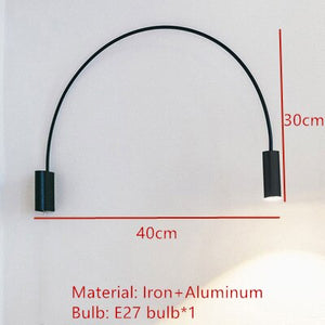 Elegant Gold Arched LED Wall Sconce - Illuminate in Style-Wall Lights