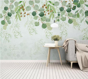 Eucalyptus Wallpaper: Refresh Your Space with Nature-Flower & Leaf Wallpaper