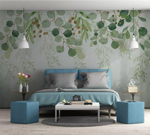Eucalyptus Wallpaper: Refresh Your Space with Nature-Flower & Leaf Wallpaper